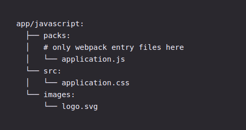 Rails 6 basic directory structure 