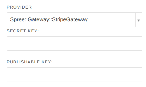 Publishable key