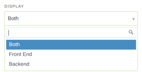 Set Display Value