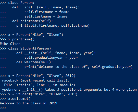 Method overriding