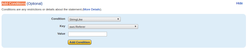 Content Streaming using Amazon S3