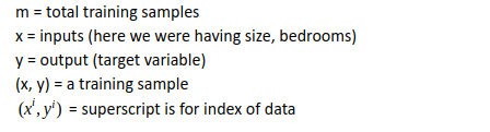 example and cost function