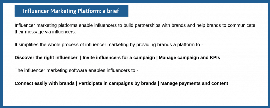Influencer Marketing Platforms Facilitating Influencer Relations