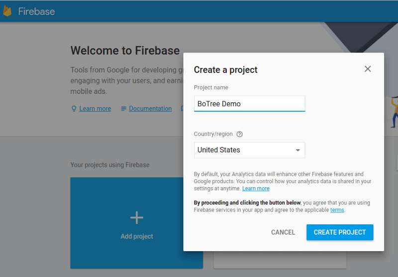 firebase demo app