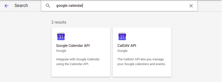 Google Calendar API 2