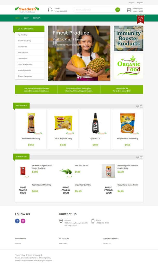 Online Grocery Store
