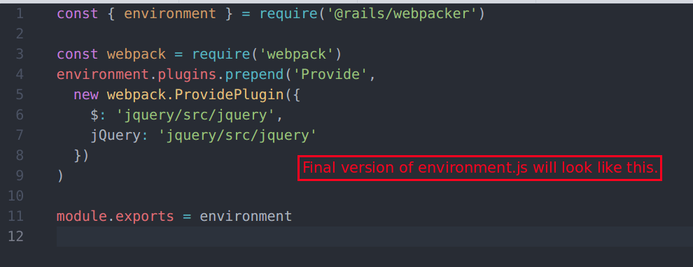 jquery-rails output 3 using rails 6 javascript