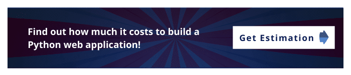 Get Python App development Estimation for FREE