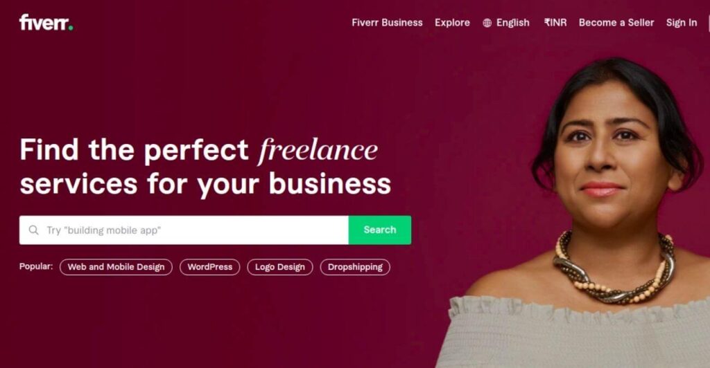 Fiverr - freelance services platform