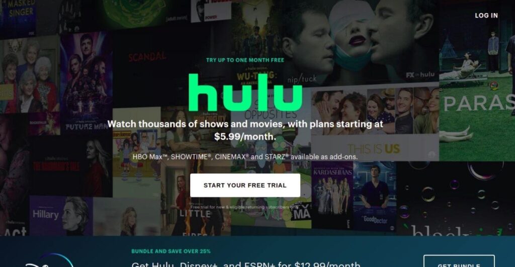 Hulu - online OTT platforms