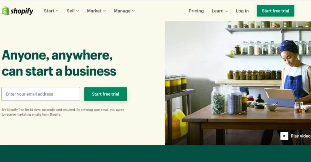 Shopify - eCommerce platform