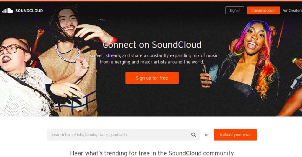 Soundcloud - music platfrom