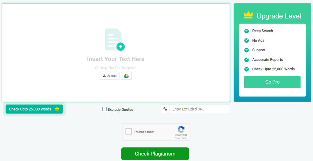 PrePostSEO’s plagiarism checker