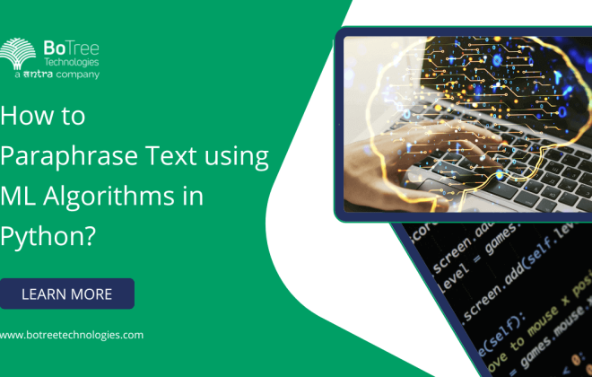 Paraphrase Text Using ML Algorithms in Python