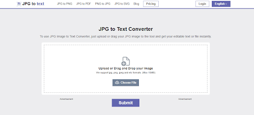 Jpgtotext.com