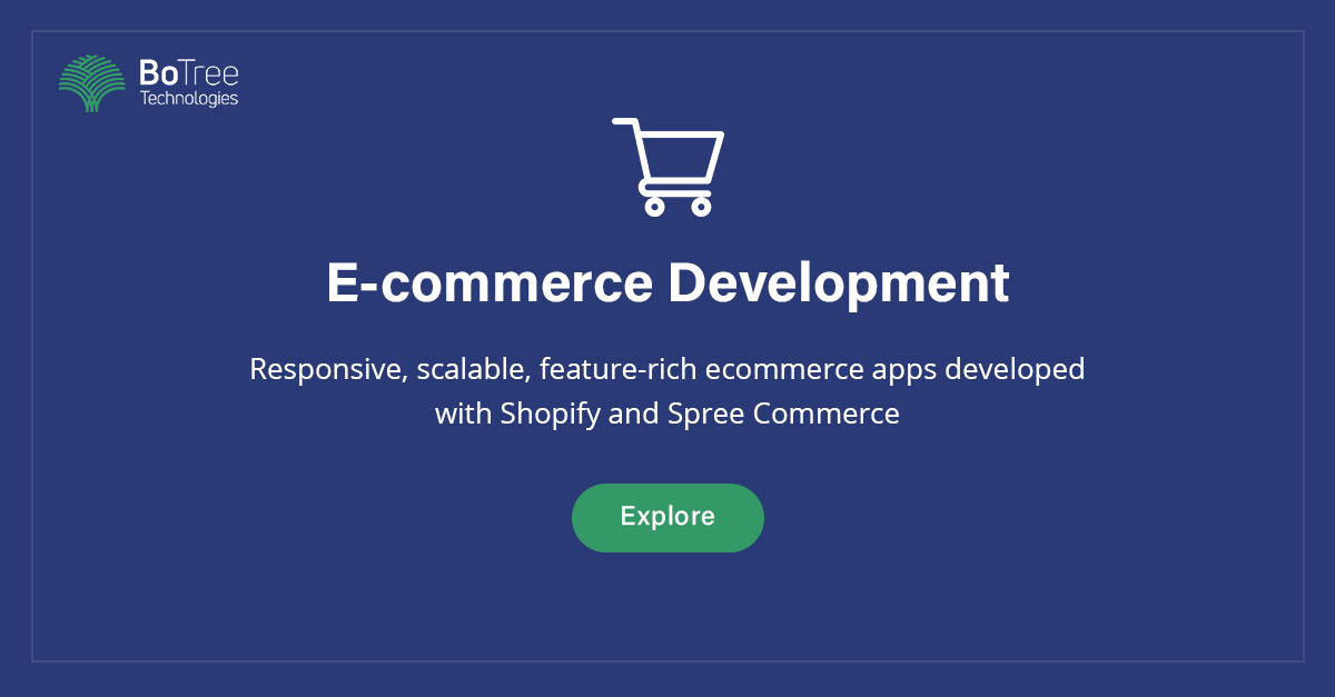 eCommerce Website Development Company - BoTreeTechnologies